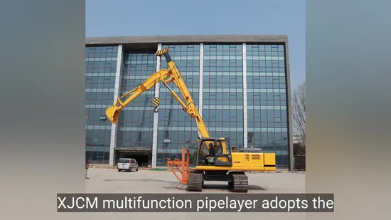Multifunctional Pipeline Transport Hoisting Machine 12ton Hydraulic Pipelayer 