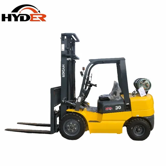 Pneumatic Tires Truck 3.0 Ton 3m Lifting Gasoline Forklift LPG Forklift 