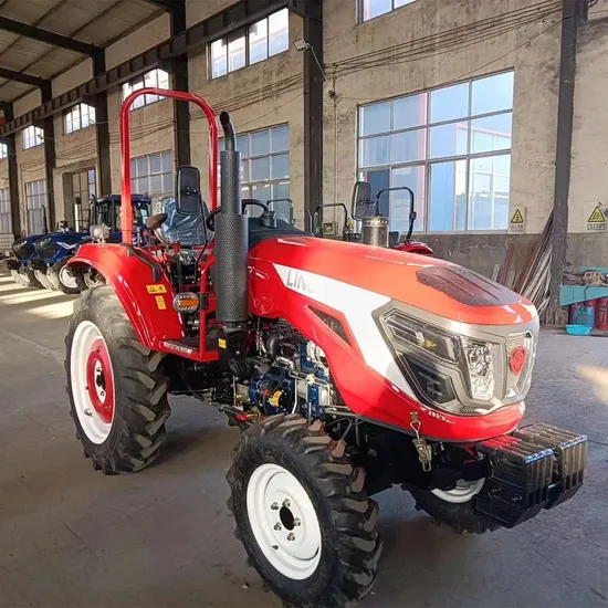 Small Mini Garden Farm Diesel 50HP 60HP 75HP Wheel Tractor with CE 