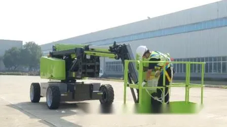 Zoomlion Mewp Official Best Seller Articulating Boom Lift Za18j with CE Aerial Work Platform 