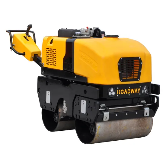 Fully Hydraulic Walk Behind Double Drum Road Roller 880kg with The Good Quality 