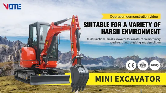 2.5 Ton 3.5 Ton Digger Micro Size Free Shipping Digger CE Mini Excavator for Factory Price Excavators Machine Cheap 3 Ton Mini Amphibious 5ton Excavator 