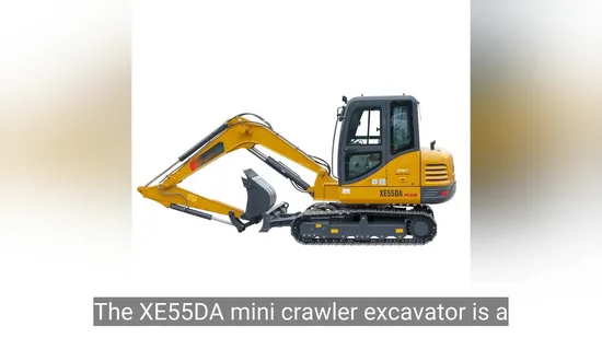 Powerful Compact Xe55da 5.5 Ton Mini Hydraulic Crawler Excavator for Efficient Digging 