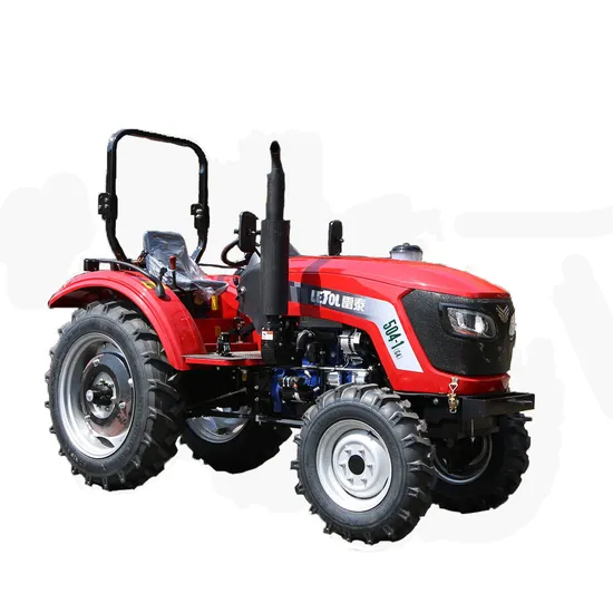 China Taihong Brand Compact Garden Orchard Vineyard Greenhouse 30HP 35HP 40HP 45HP 50HP 55HP 60HP 70HP 80HP 90HP 100HP 4WD Farm Tractor with Front Loader